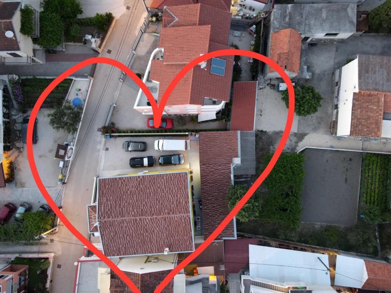 Apartments Luka Пакоштане Экстерьер фото